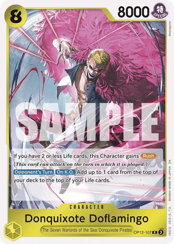 Donquixote Doflamingo — Legacy of the Master — One Piece Card Game