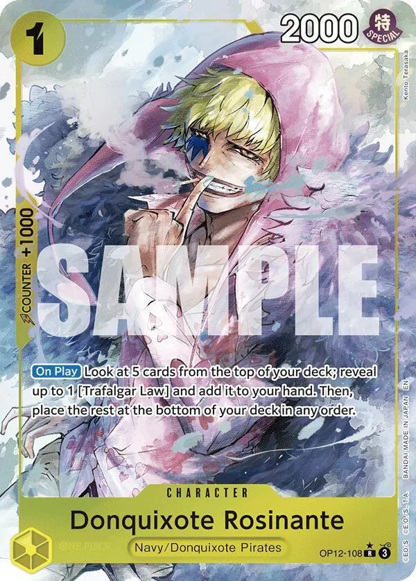 Donquixote Rosinante (OP12-108) — Legacy of the Master — One Piece Card Game