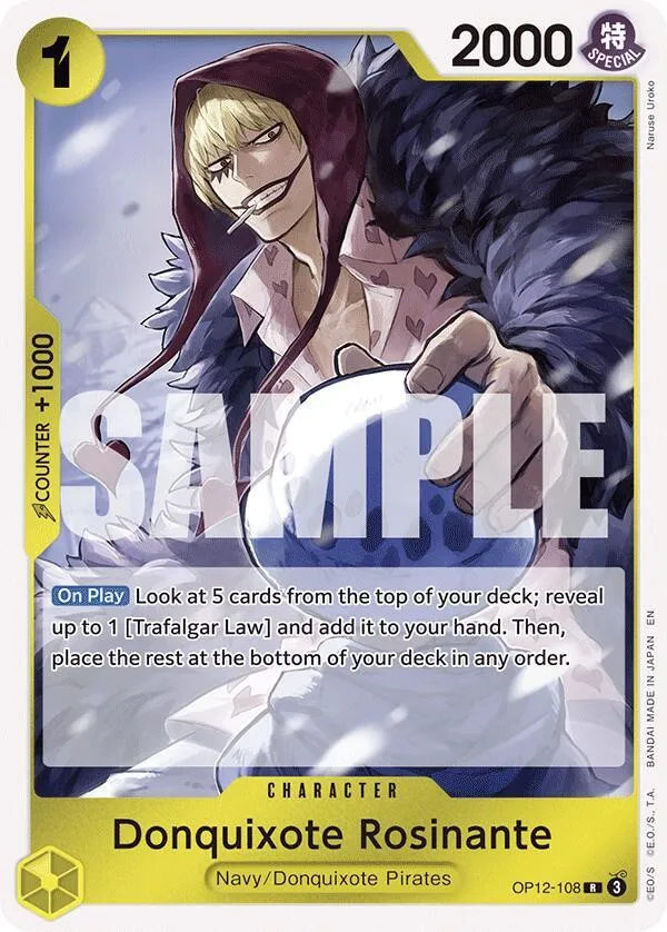 Donquixote Rosinante (108) — Legacy of the Master — One Piece Card Game