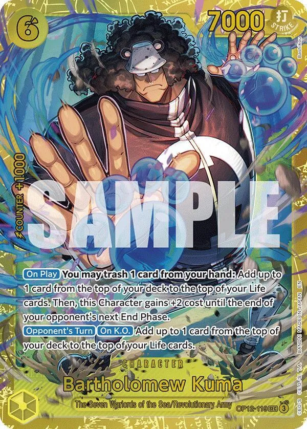 Bartholomew Kuma — Legacy of the Master — One Piece Card Game
