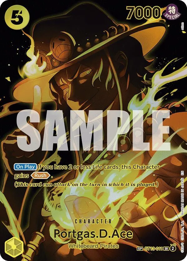 Portgas.D.Ace (SP) — Legacy of the Master — One Piece Card Game