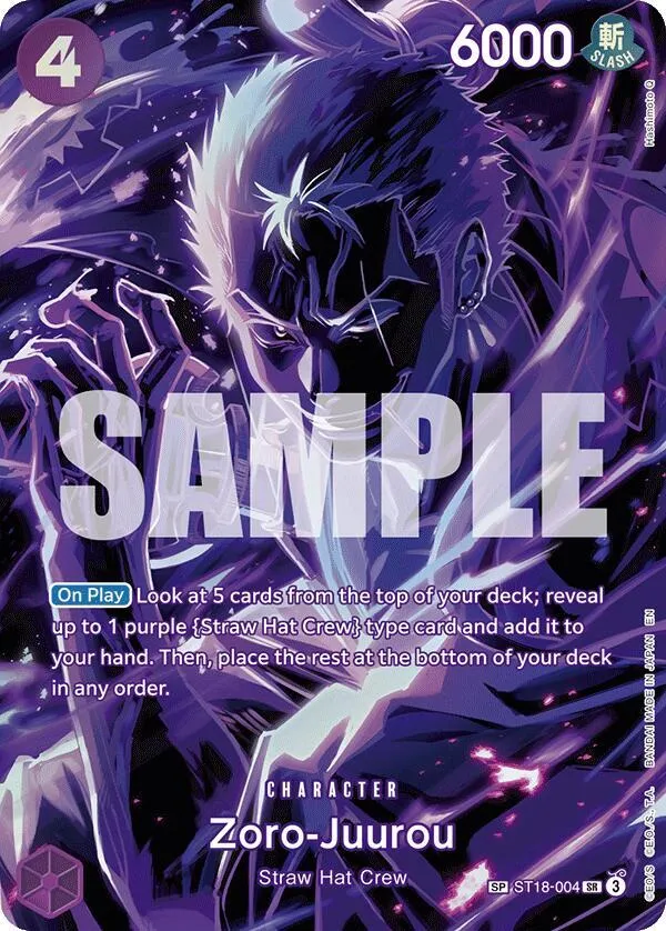Zoro-Juurou (SP) — Legacy of the Master — One Piece Card Game