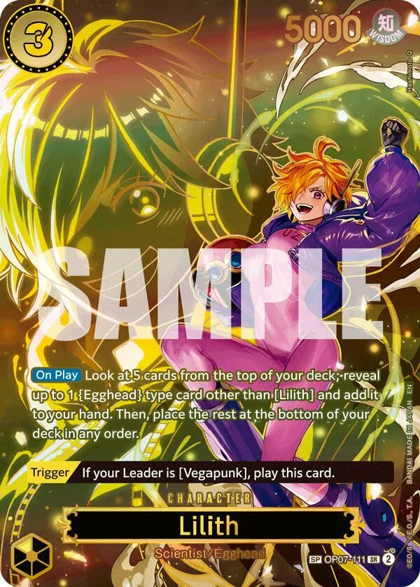 Lilith - OP07-111 (SP) — Carrying On His Will — One Piece Card Game