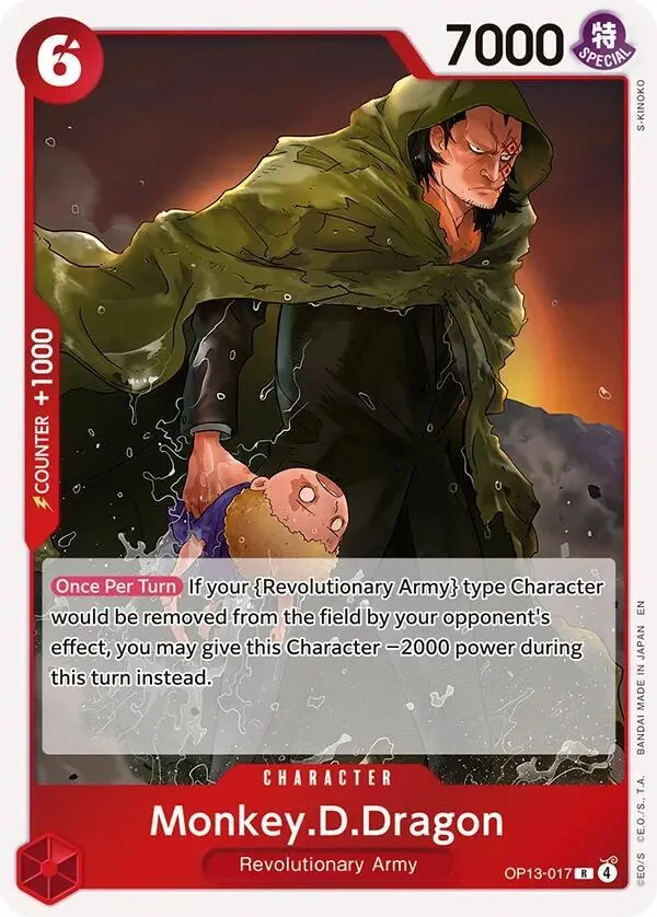 Monkey.D.Dragon — Carrying On His Will — One Piece Card Game