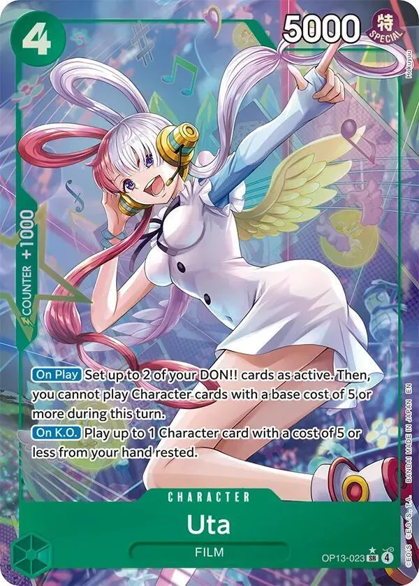 Uta (Alternate Art) — Carrying On His Will — One Piece Card Game
