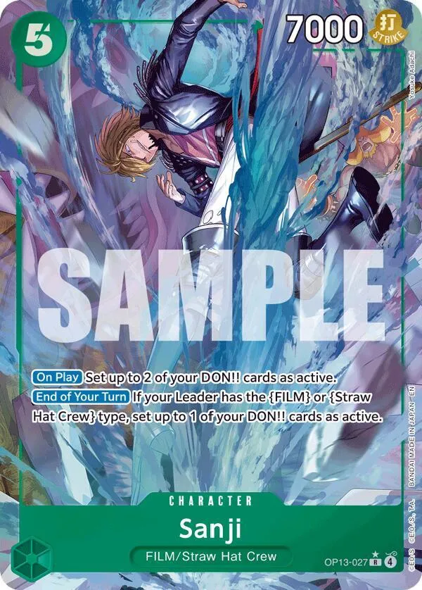 Sanji (Alternate Art) — Carrying On His Will — One Piece Card Game