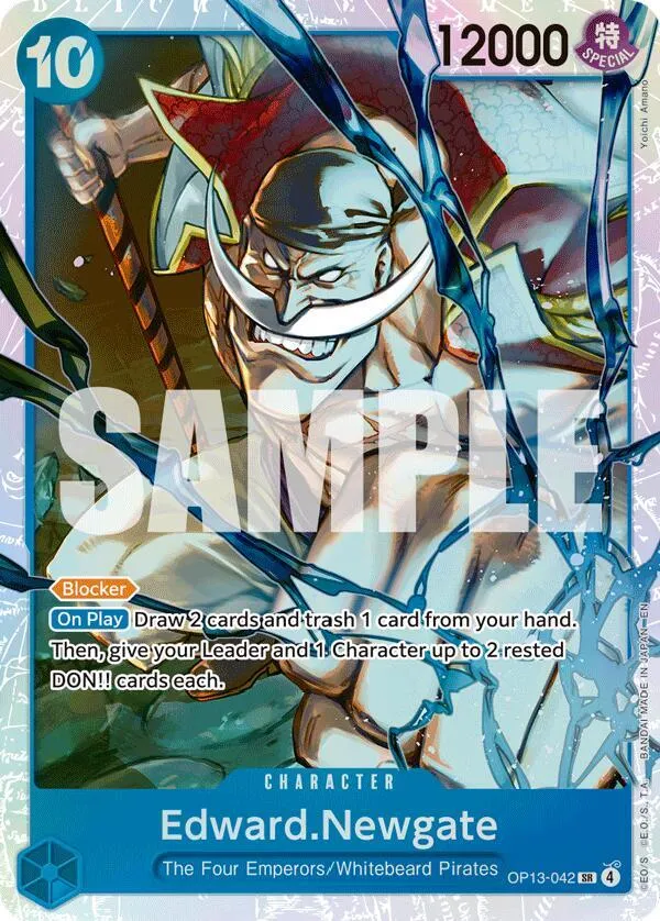 Edward.Newgate — Carrying On His Will — One Piece Card Game