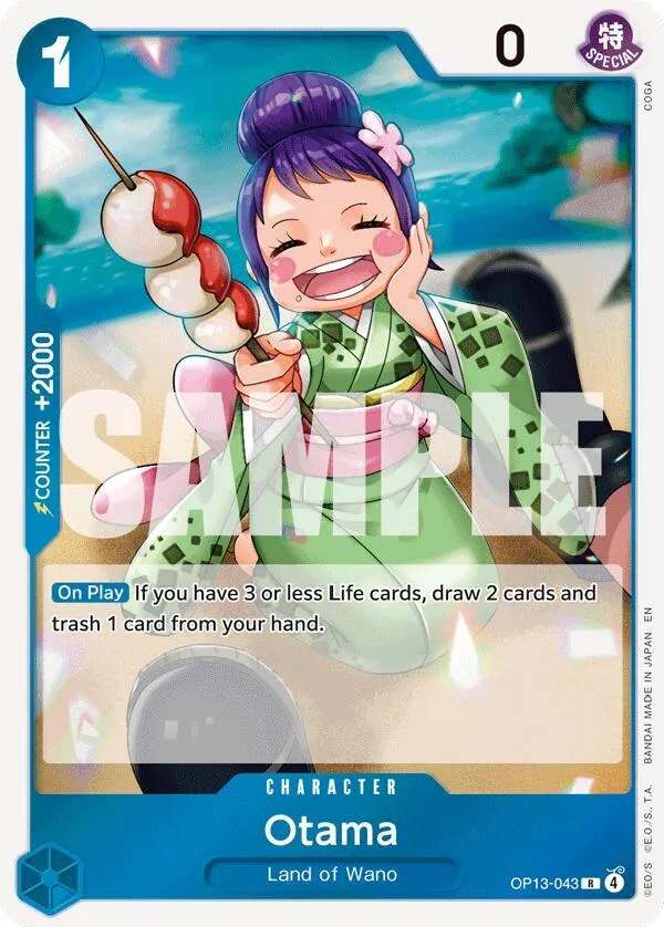 Otama — Carrying On His Will — One Piece Card Game