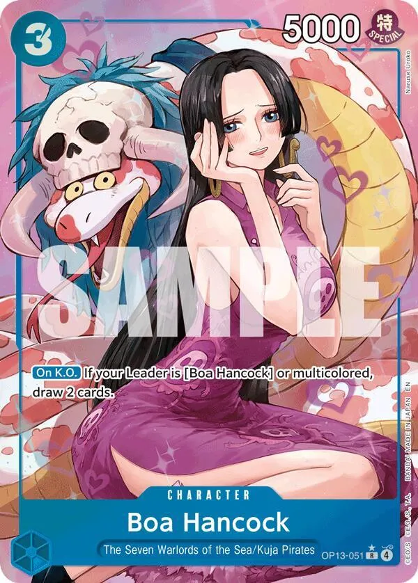 Boa Hancock (OP13-051) — Carrying On His Will — One Piece Card Game
