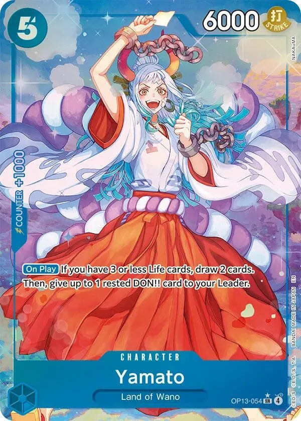 Yamato (OP13-054) from Carrying On His Will - One Piece Card Game
