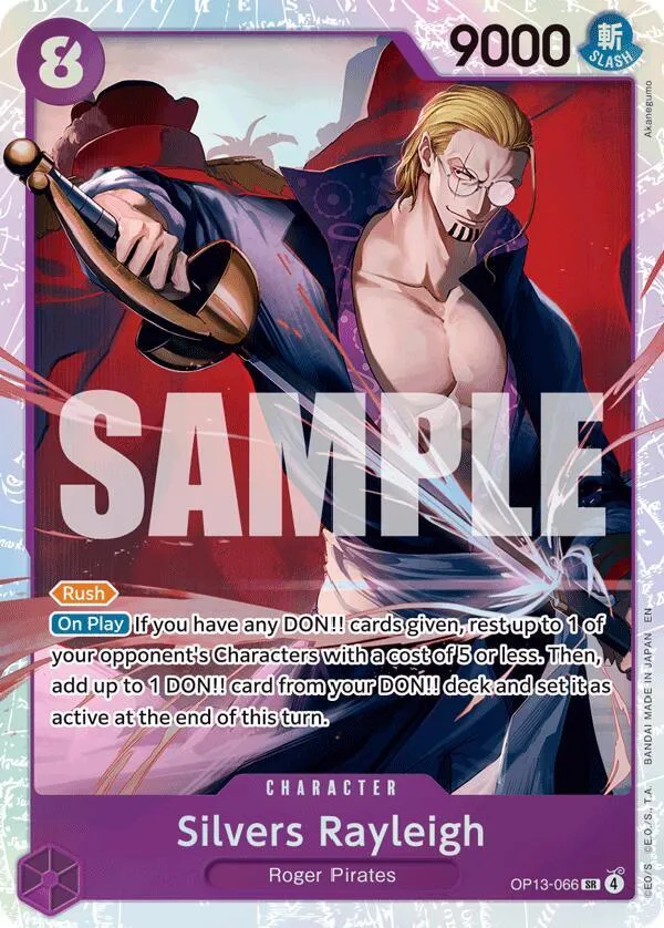 Silvers Rayleigh — Carrying On His Will — One Piece Card Game