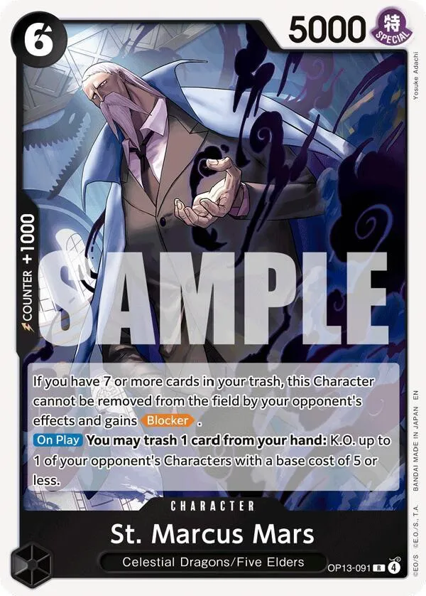 St. Marcus Mars — Carrying On His Will — One Piece Card Game