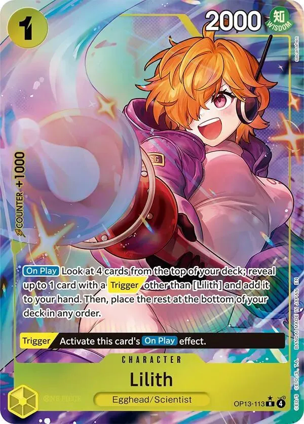Lilith (Alternate Art) — Carrying On His Will — One Piece Card Game