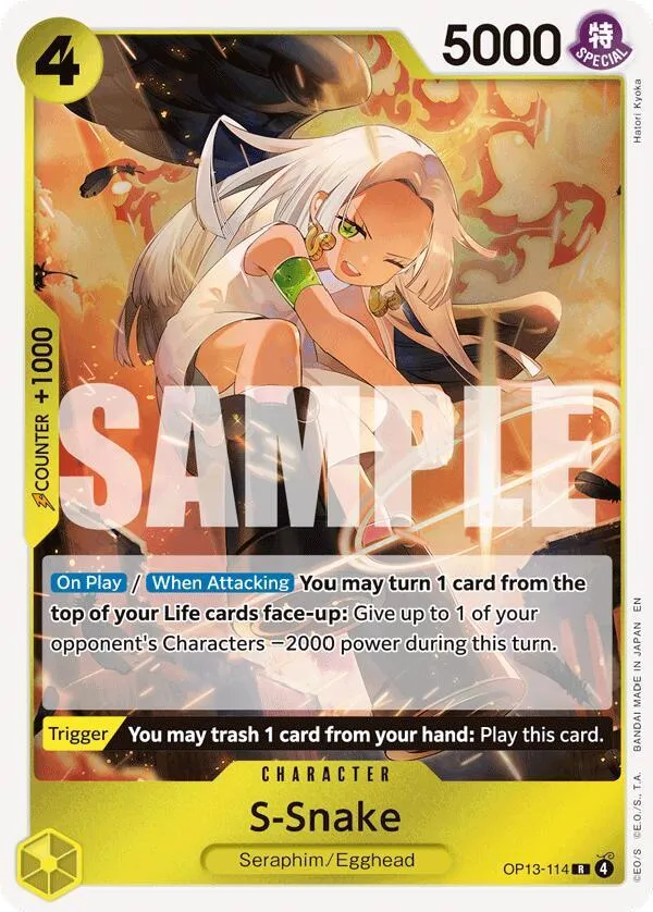 S-Snake — Carrying On His Will — One Piece Card Game