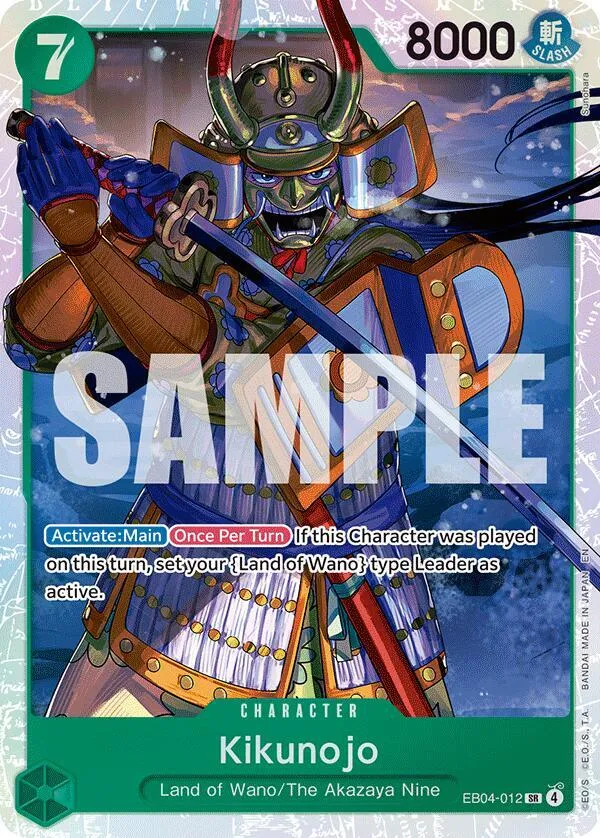 Kikunojo - EB04-012 — The Azure Sea's Seven — One Piece Card Game