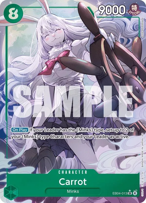 Carrot (Alternate Art) — The Azure Sea's Seven — One Piece Card Game