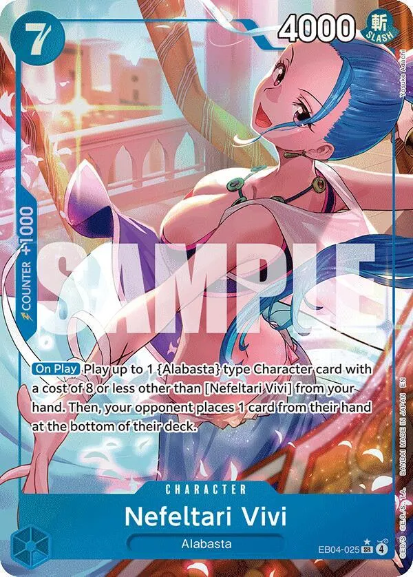 Nefeltari Vivi (Alternate Art) — The Azure Sea's Seven — One Piece Card Game