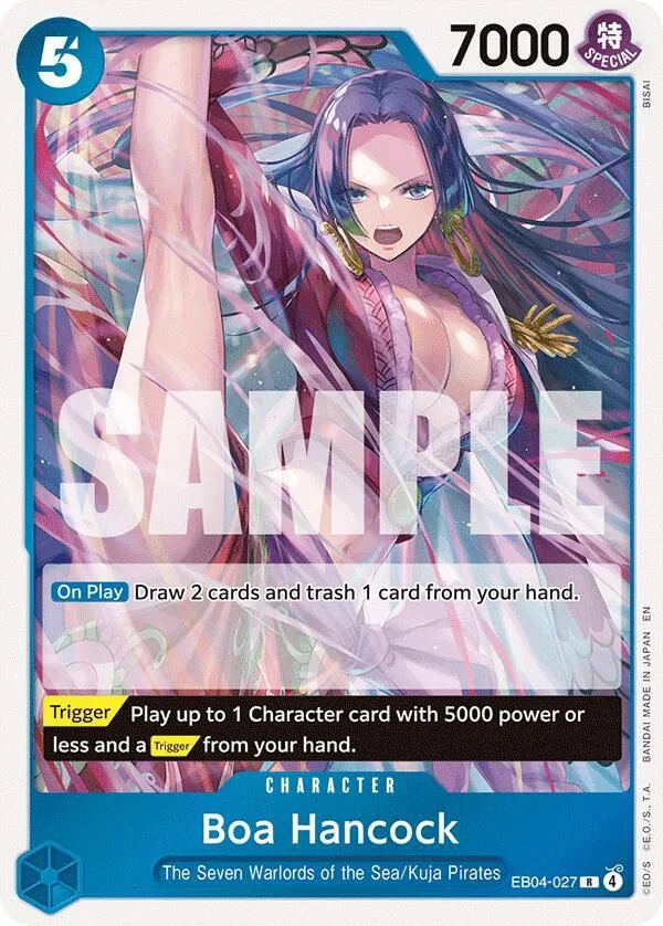 Boa Hancock - EB04-027 — The Azure Sea's Seven — One Piece Card Game