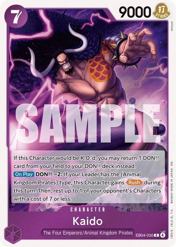 Kaido — The Azure Sea's Seven — One Piece Card Game