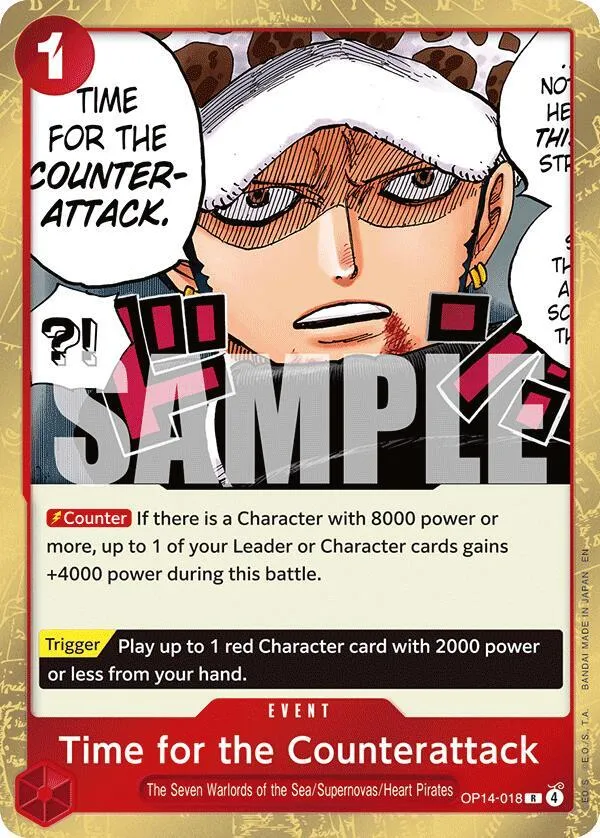 Time for the Counterattack — The Azure Sea's Seven — One Piece Card Game