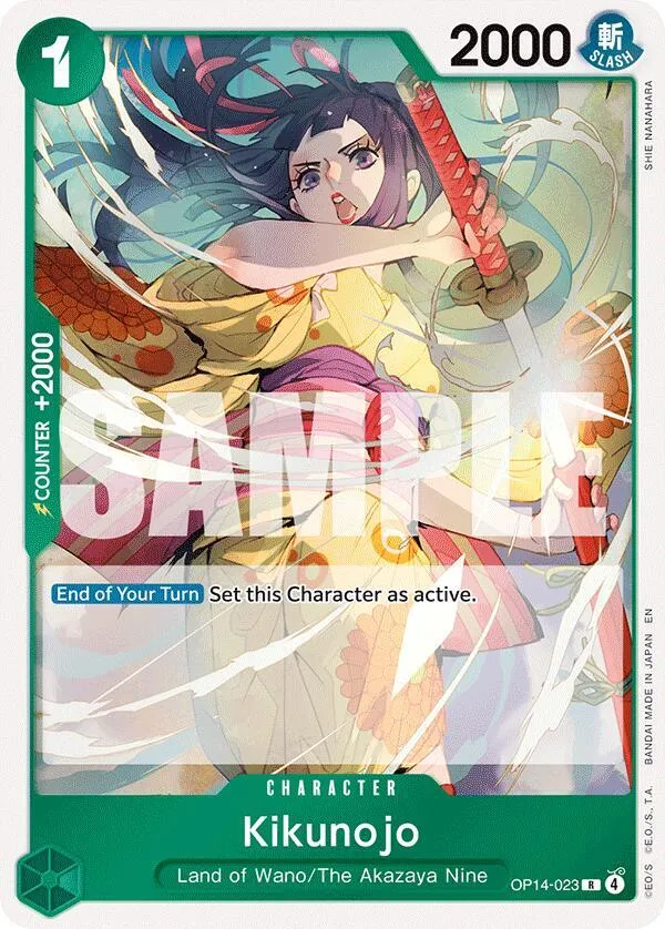 Kikunojo - OP14-023 — The Azure Sea's Seven — One Piece Card Game