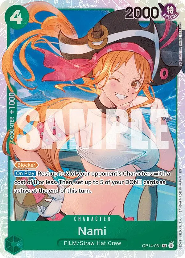 Nami — The Azure Sea's Seven — One Piece Card Game