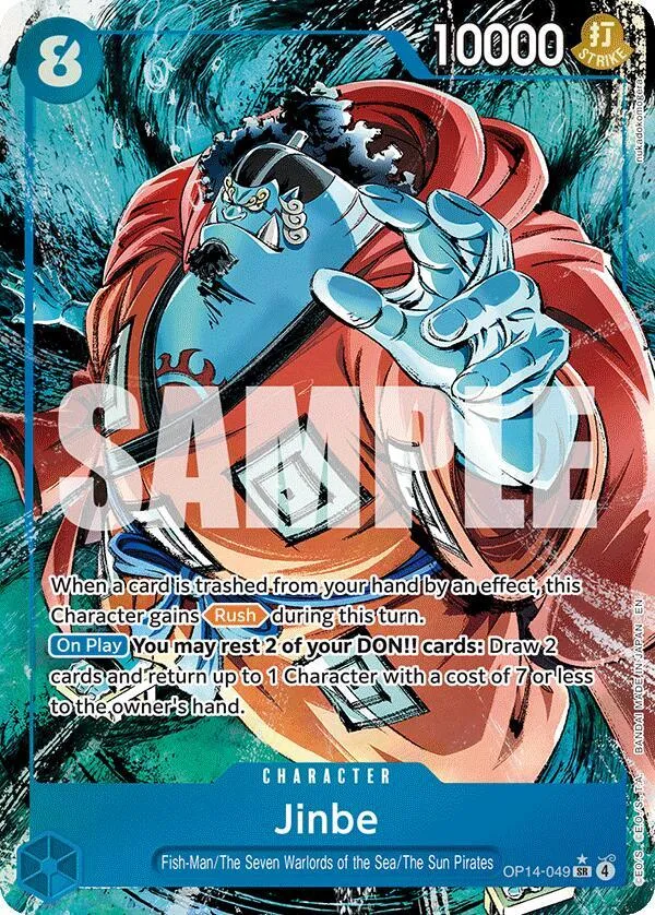 Jinbe (OP14-049) — The Azure Sea's Seven — One Piece Card Game