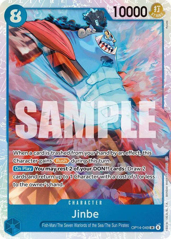 Jinbe - OP14-049 — The Azure Sea's Seven — One Piece Card Game