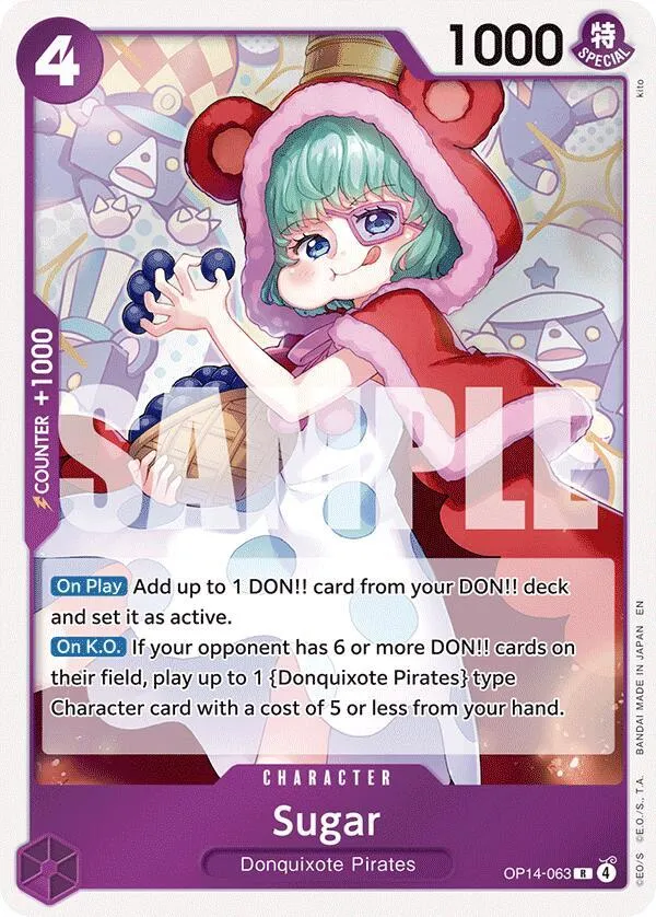 Sugar — The Azure Sea's Seven — One Piece Card Game