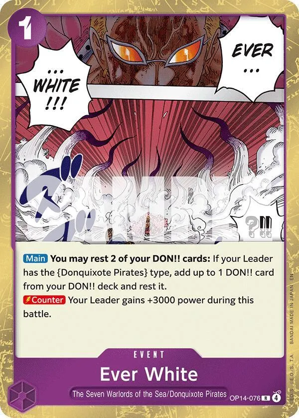 Ever White — The Azure Sea's Seven — One Piece Card Game