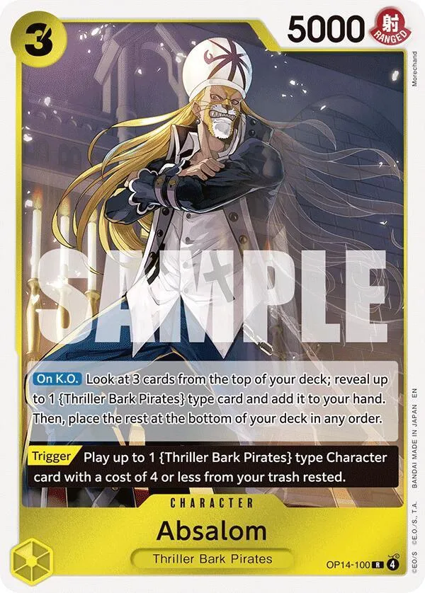 Absalom — The Azure Sea's Seven — One Piece Card Game