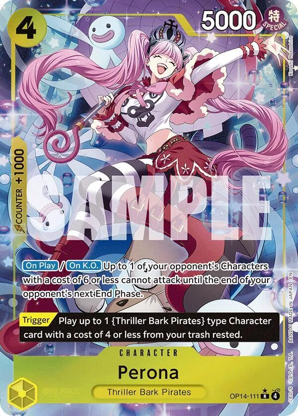 Perona (OP14-111) from The Azure Sea's Seven - One Piece Card Game