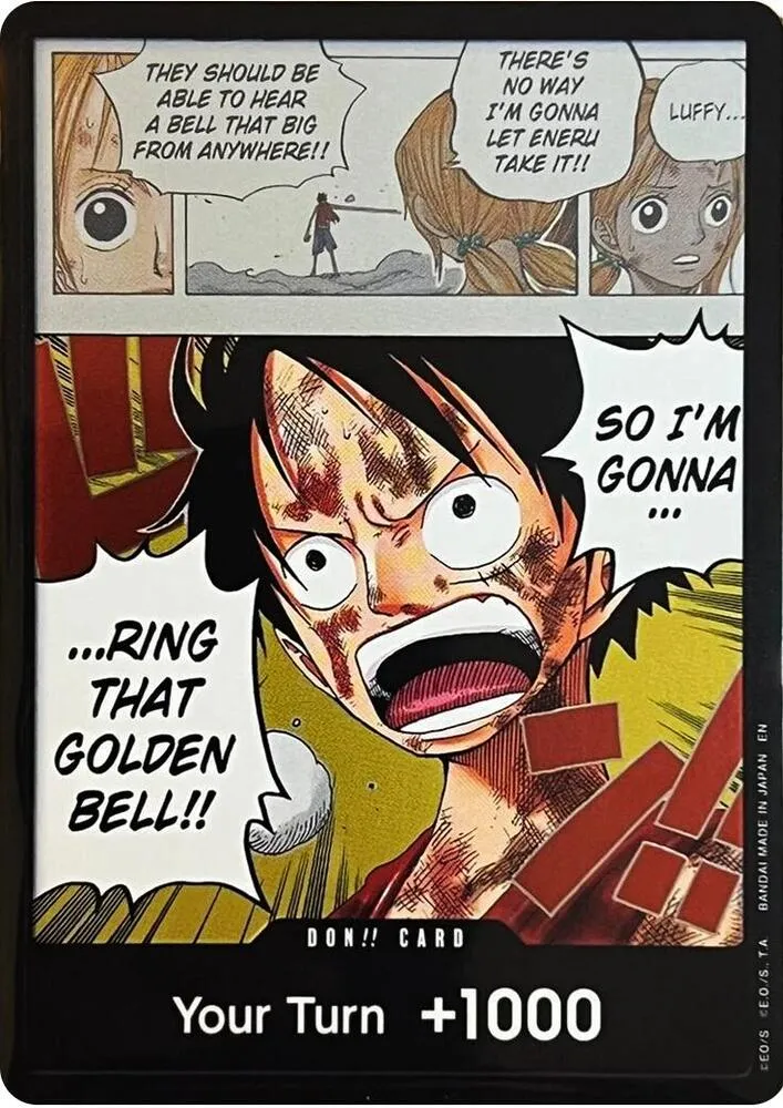 DON!! Card (Luffy) from Adventure on Kami's Island - One Piece Card Game