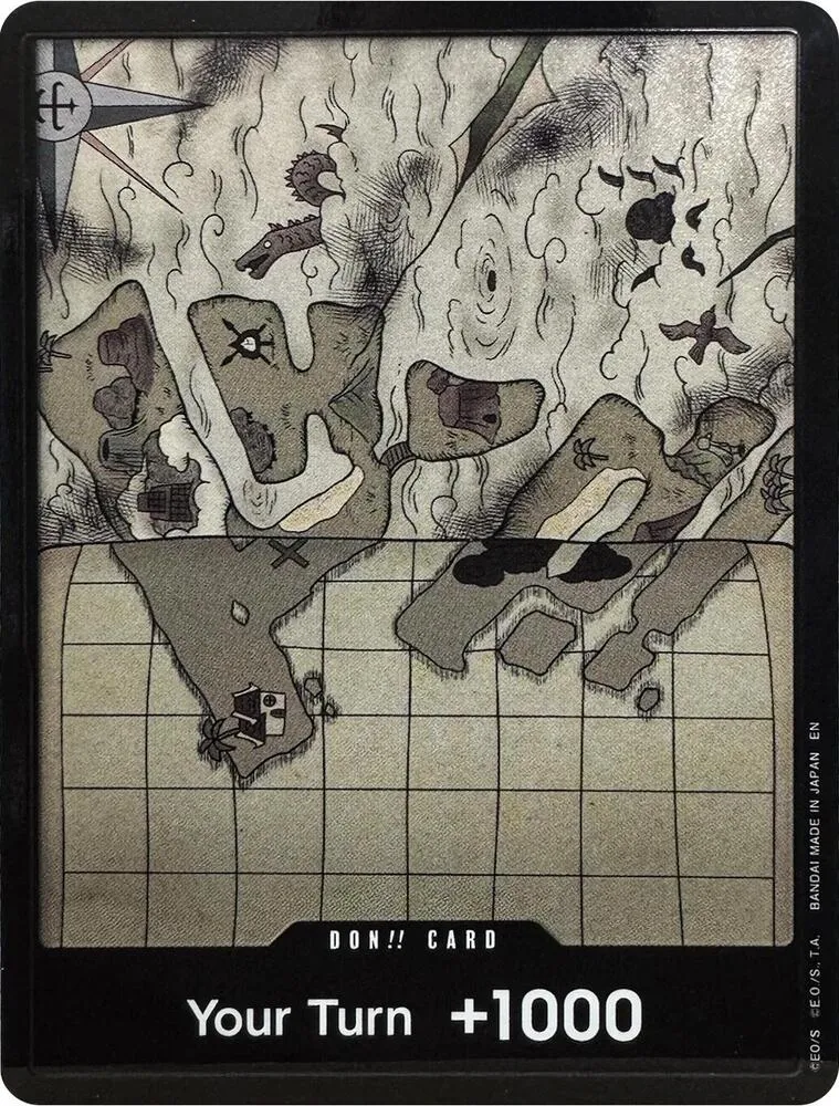 DON!! Card (Sky Island Map) (Double Pack Set Vol. 10) — Adventure on Kami's Island — One Piece Card Game