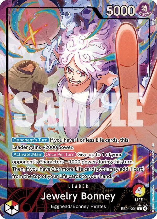 Jewelry Bonney (EB04-001) (Alternate Art) — Adventure on Kami's Island — One Piece Card Game
