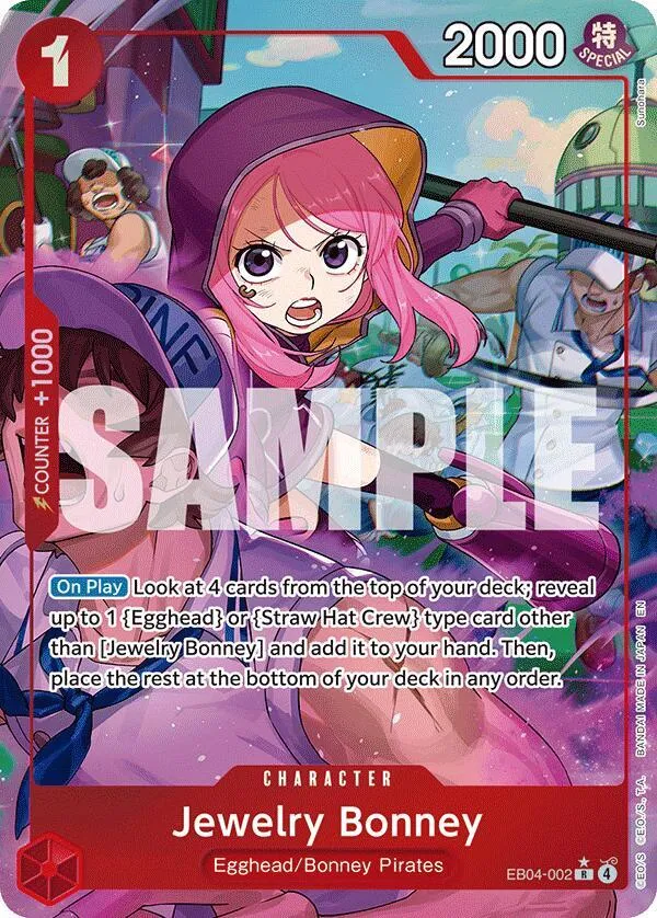 Jewelry Bonney (EB04-002) (Alternate Art) — Adventure on Kami's Island — One Piece Card Game