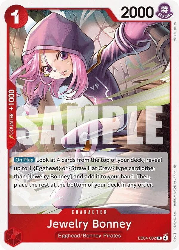 Jewelry Bonney (EB04-002) — Adventure on Kami's Island — One Piece Card Game