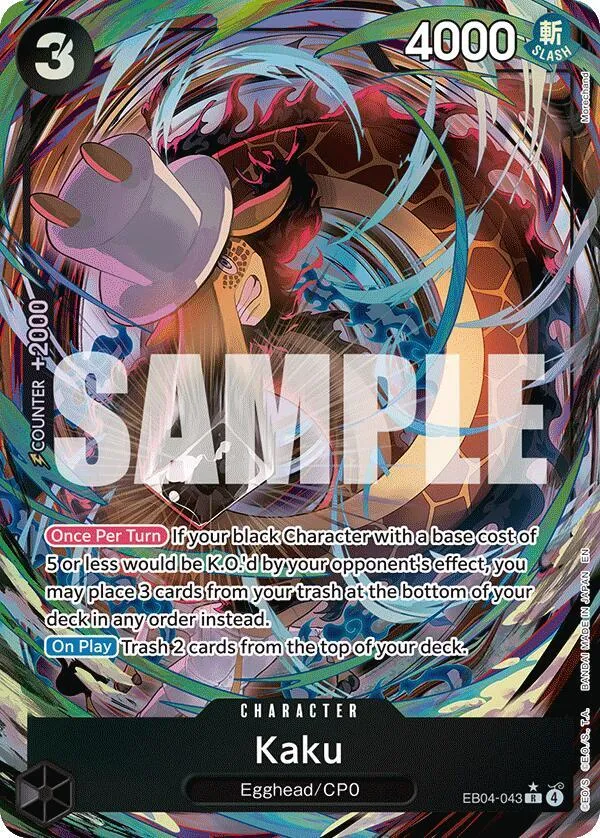 Kaku (Alternate Art) — Adventure on Kami's Island — One Piece Card Game