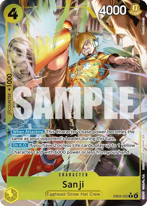 Sanji (EB04-052) (Alternate Art) — Adventure on Kami's Island — One Piece Card Game
