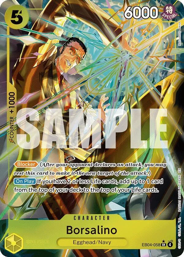 Borsalino (EB04-058) — Adventure on Kami's Island — One Piece Card Game