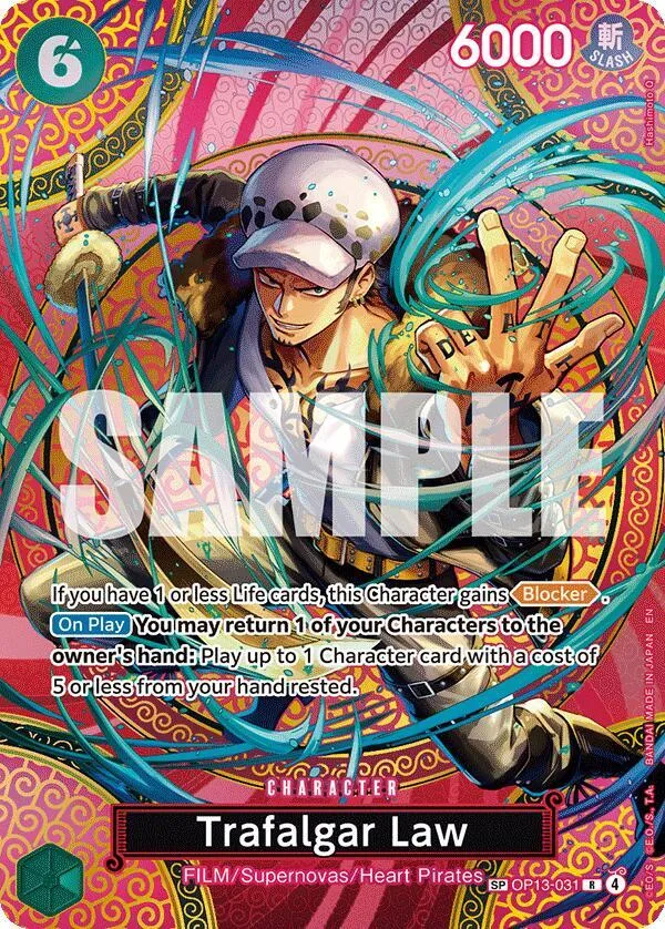Trafalgar Law (SP) from Adventure on Kami's Island - One Piece Card Game