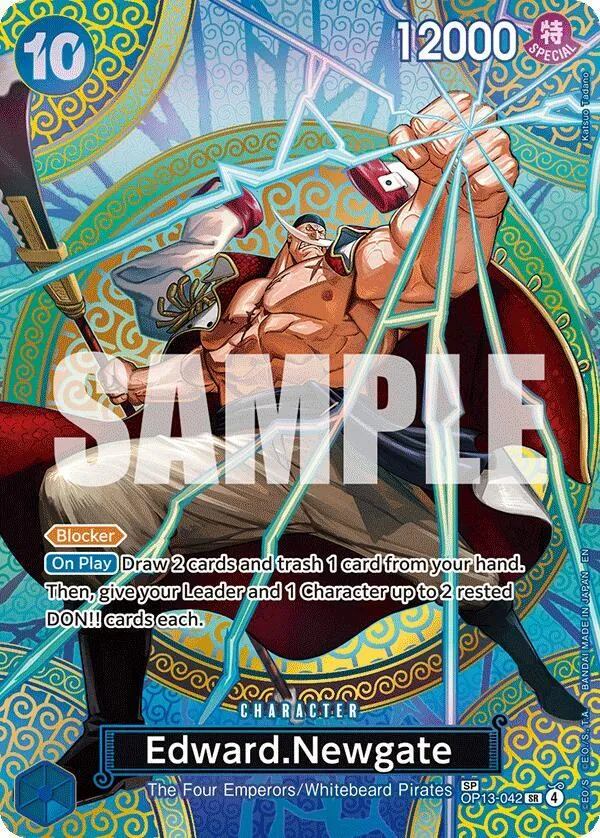 Edward.Newgate (SP) — Adventure on Kami's Island — One Piece Card Game
