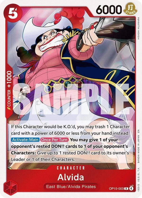 Alvida — Adventure on Kami's Island — One Piece Card Game