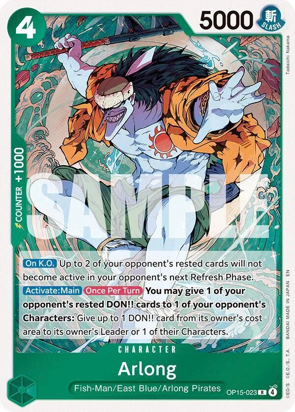 Arlong — Adventure on Kami's Island — One Piece Card Game