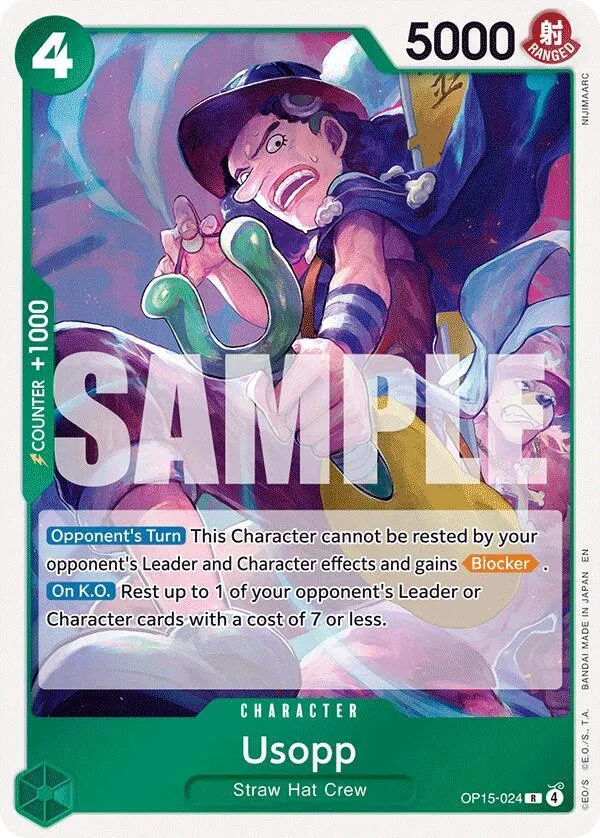 Usopp — Adventure on Kami's Island — One Piece Card Game