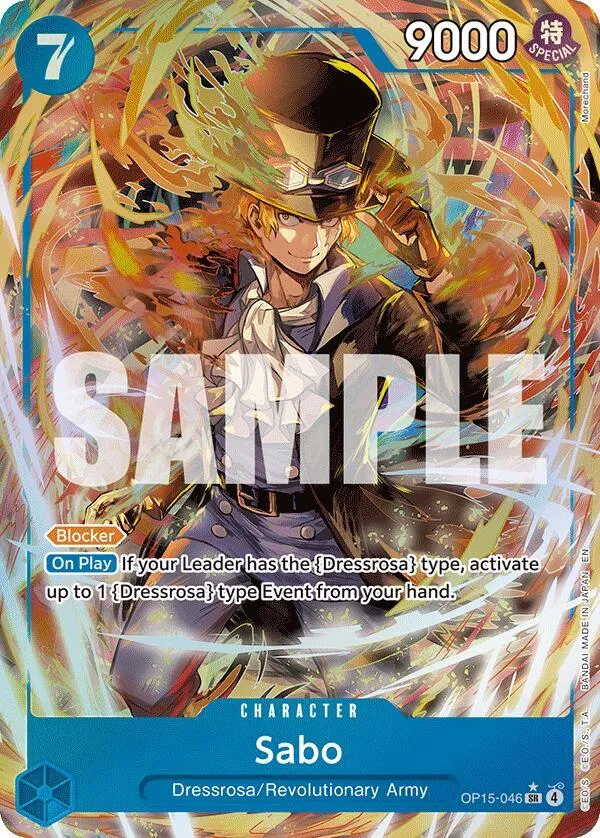 Sabo (Alternate Art) from Adventure on Kami's Island - One Piece Card Game