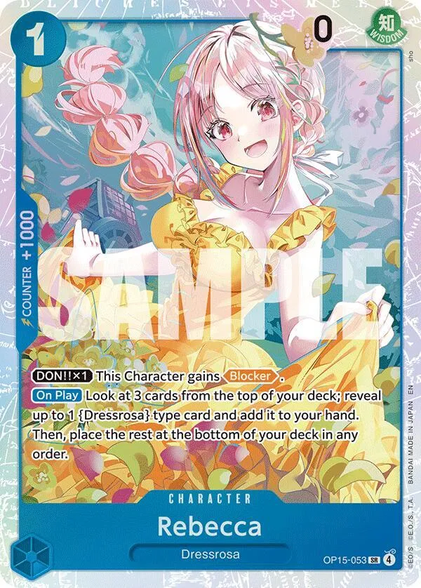 Rebecca (OP15-053) — Adventure on Kami's Island — One Piece Card Game