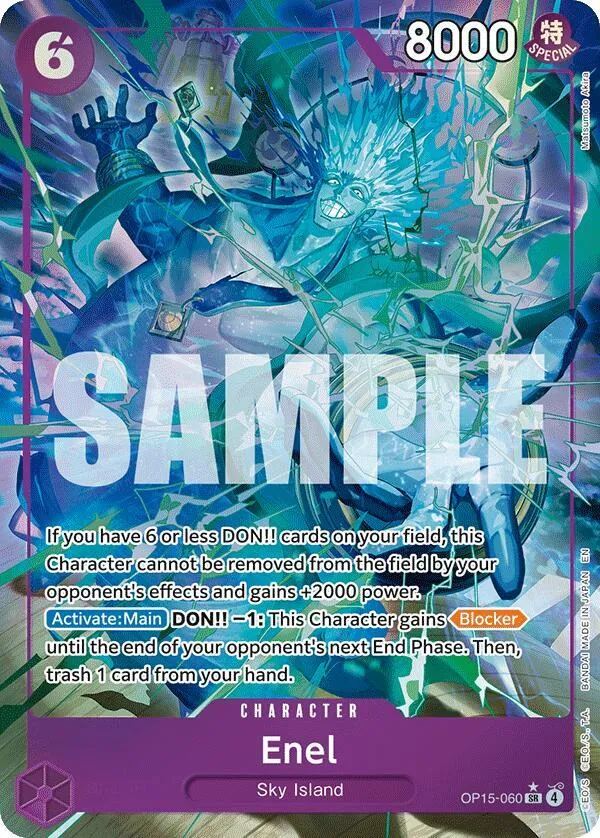 Enel (OP15-060) (Alternate Art) — Adventure on Kami's Island — One Piece Card Game