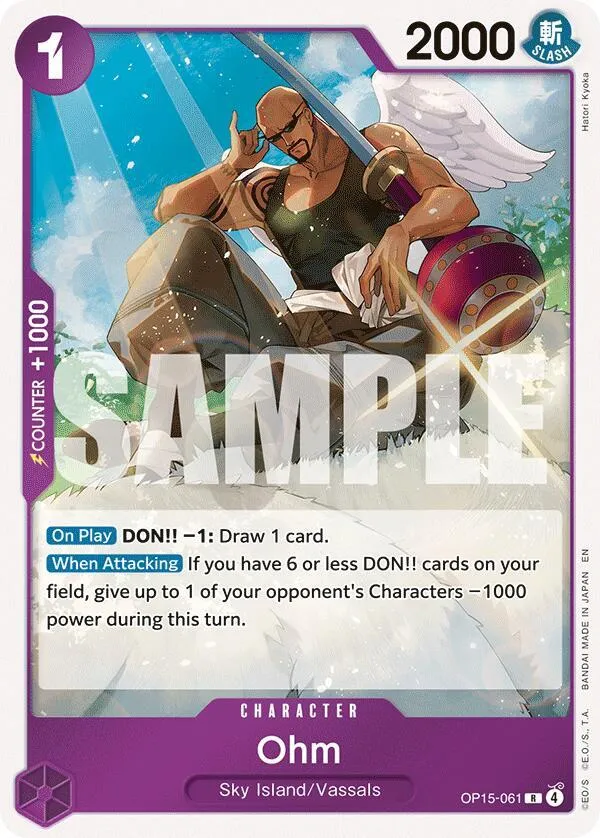 Ohm — Adventure on Kami's Island — One Piece Card Game