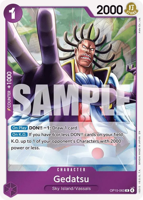 Gedatsu — Adventure on Kami's Island — One Piece Card Game